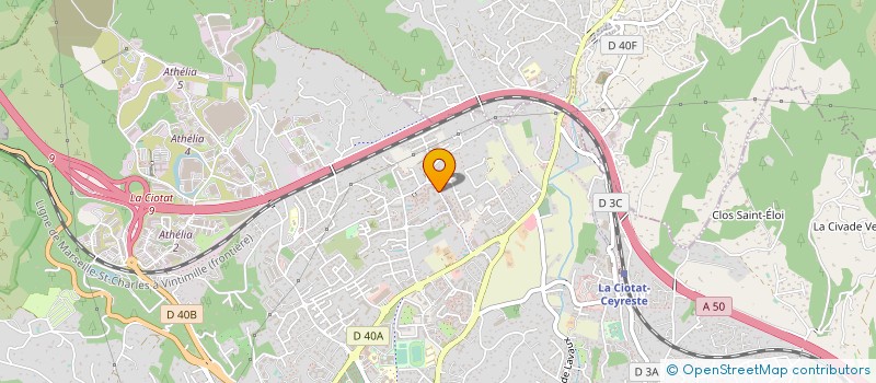 localisation de l'entreprise LA CIOTAT LONGE COTE (LC2)  LA CIOTAT