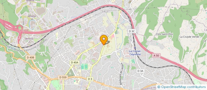 localisation de l'entreprise LA CIOTAT POKER CLUB  LA CIOTAT