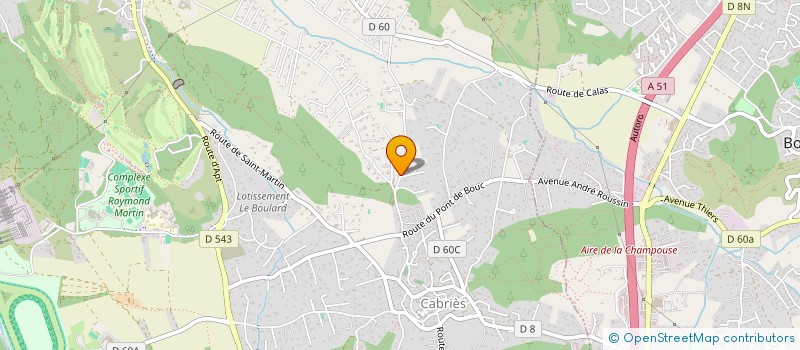 localisation de l'entreprise LA CIOTAT SERVICES  CABRIES