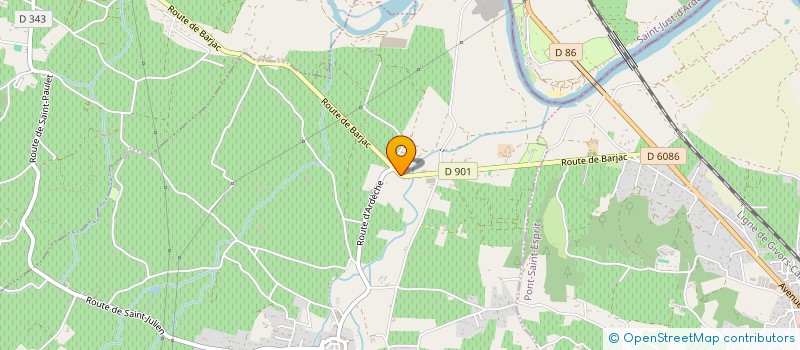 localisation de l'entreprise LA CISSONIERE  LAMOTTE-DU-RHONE