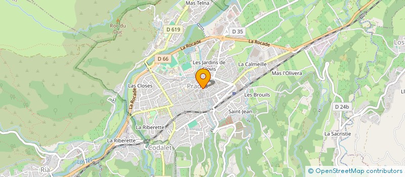 localisation de l'entreprise LA CISTELLA CATALANA  PRADES