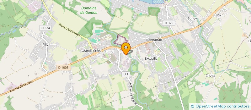 localisation de l'entreprise LA CITADELLE à SCIEZ