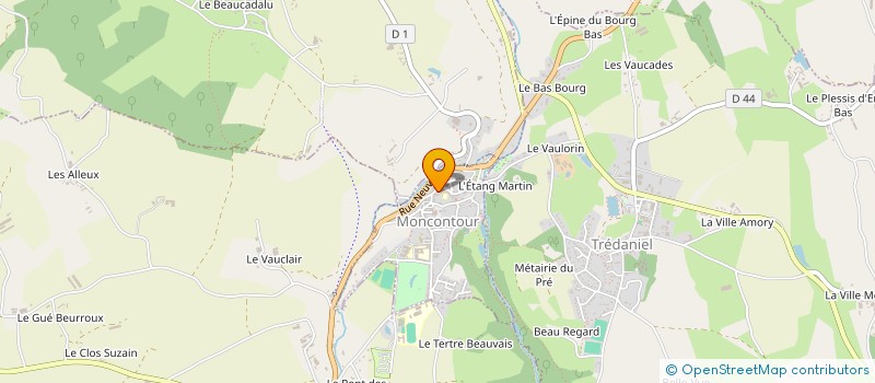 localisation de l'entreprise LA CITADELLE  MONCONTOUR