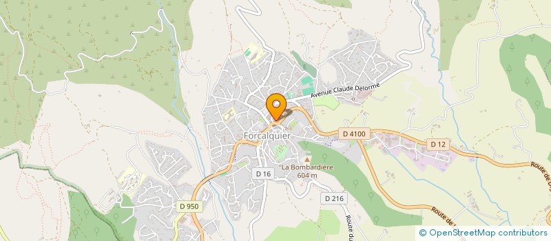 localisation de l'entreprise LA CITADELLE  FORCALQUIER