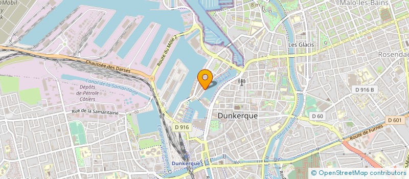 localisation de l'entreprise LA CITADELLE à DUNKERQUE
