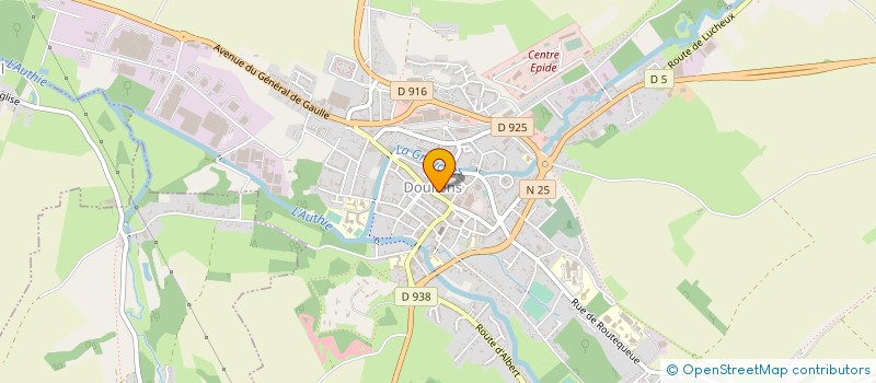 localisation de l'entreprise LA CITADELLE  DOULLENS