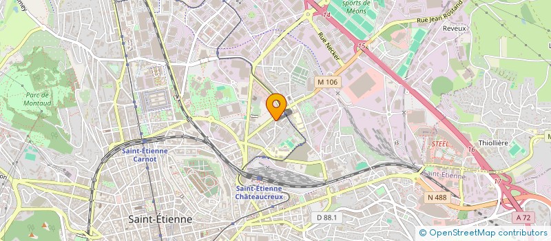 localisation de l'entreprise LA CITADELLE  SAINT-ETIENNE