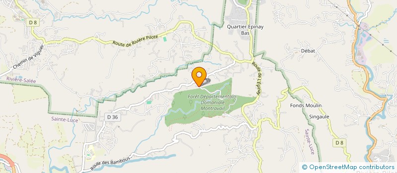 localisation de l'entreprise LA CITADELLE DE GLOIRE  SAINTE-LUCE