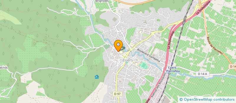 localisation de l'entreprise LA CITADINE  CUERS