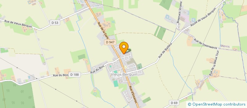 localisation de l'entreprise LA CITADINE DES FLANDRES  VIEUX-BERQUIN