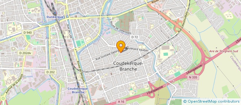 localisation de l'entreprise LA CITADINE FLAMANDE  COUDEKERQUE-BRANCHE