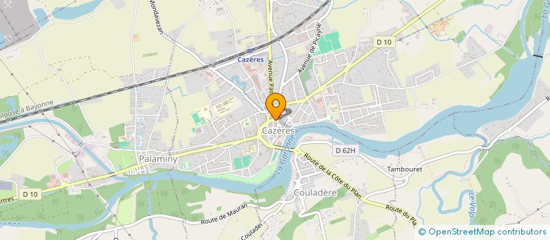 localisation de l'entreprise LA CITE D'ASEA à CAZERES