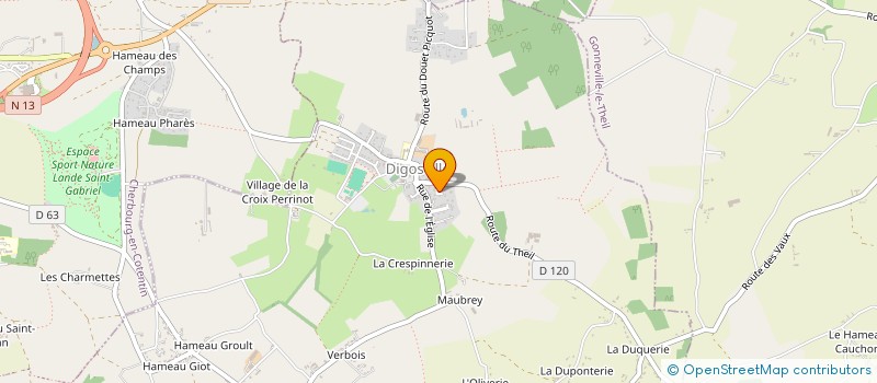 localisation de l'entreprise LA CITE D'OR à CHERBOURG-EN-COTENTIN