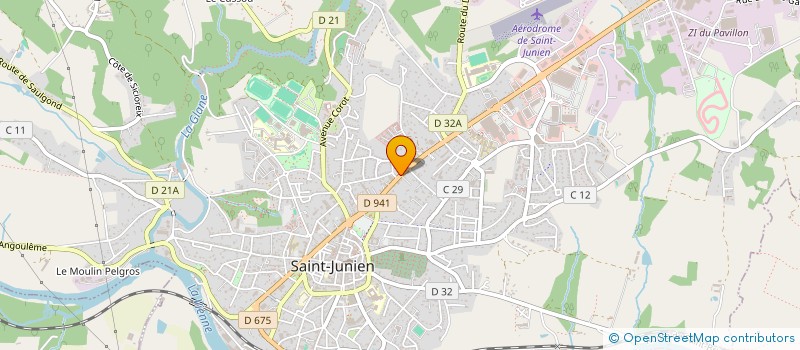 localisation de l'entreprise LA CITE DE LA DANSE à SAINT-JUNIEN
