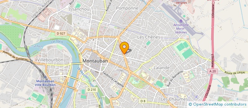 localisation de l'entreprise LA CITE DES ENFANTS à MONTAUBAN
