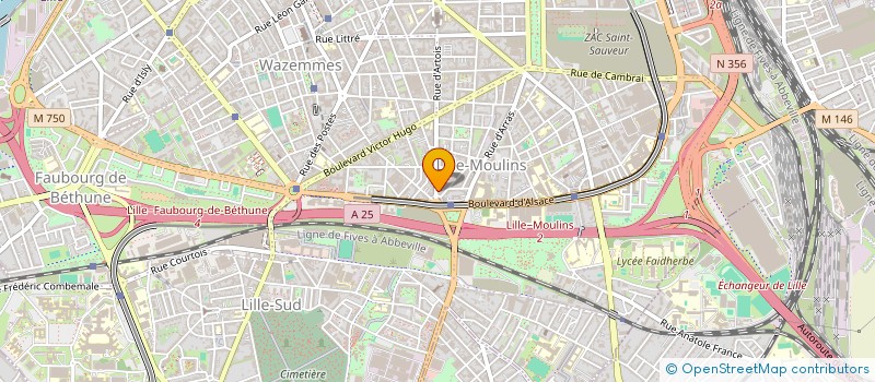 localisation de l'entreprise LA CITE DES ENFANTS DE LILLENIUM à LILLE