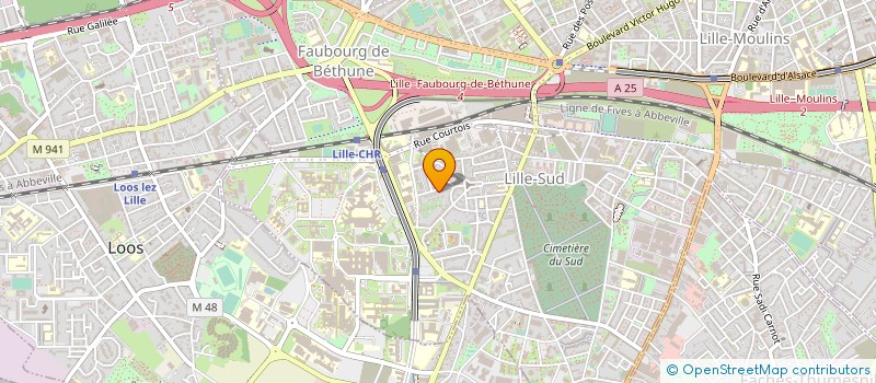 localisation de l'entreprise LA CITE DES NOTRES à LILLE