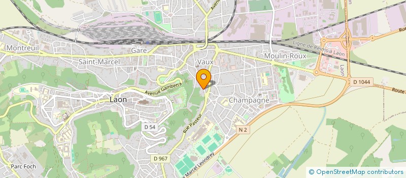 localisation de l'entreprise LA CITE DES REVEURS à LAON