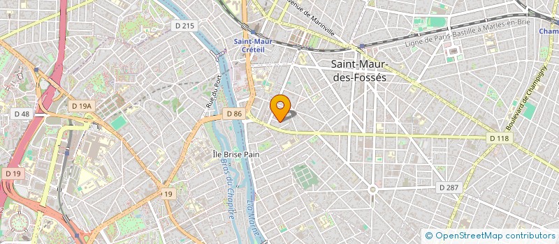 localisation de l'entreprise LA CITE DU PARC à SAINT-MAUR-DES-FOSSES