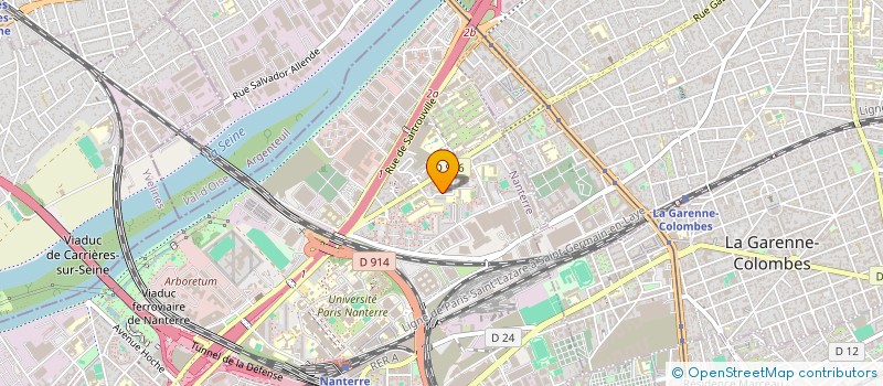 localisation de l'entreprise LA CITE DU SUCCES  NANTERRE