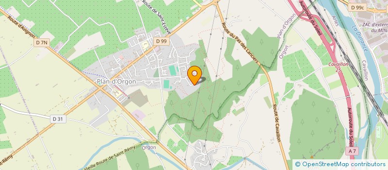localisation de l'entreprise LA CITE FLEURIE à PLAN D'ORGON