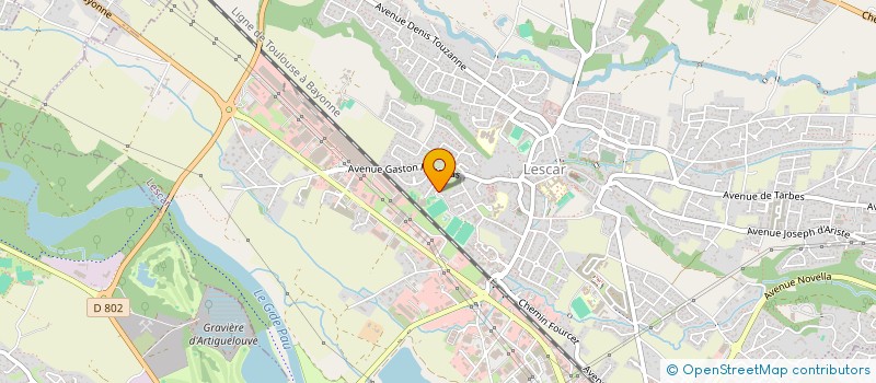 localisation de l'entreprise LA CITE II  LESCAR