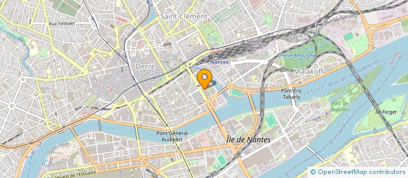 localisation de l'entreprise LA CITE LE CENTRE DES CONGRES DE NANTES  NANTES