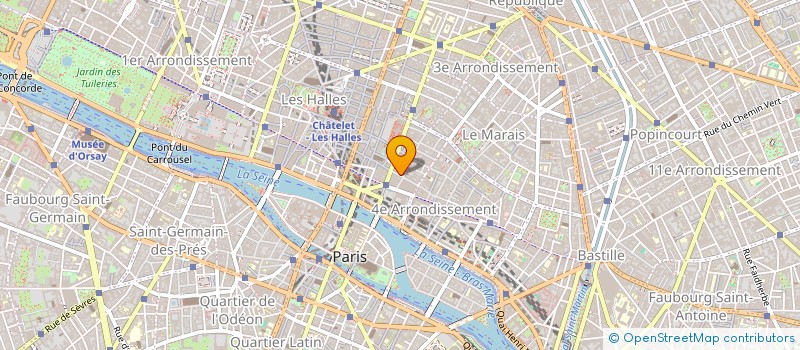 localisation de l'entreprise LA CITE NOUVELLE à PARIS
