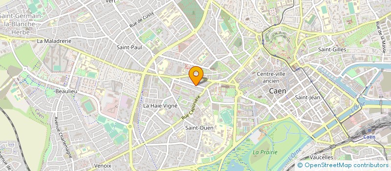 localisation de l'entreprise LA CITE/THEATRE à CAEN