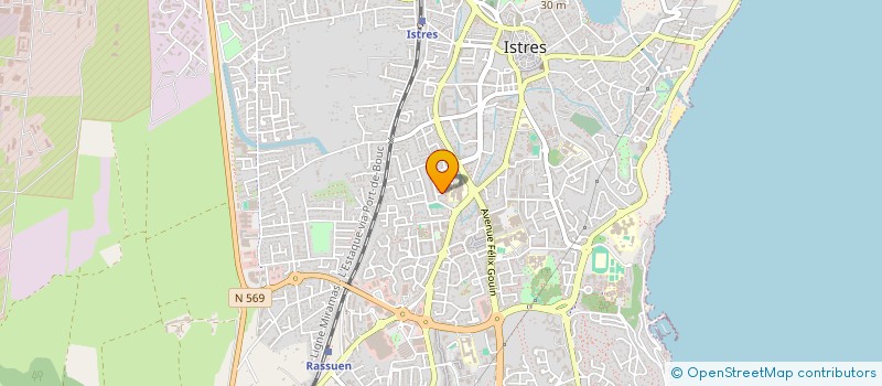 localisation de l'entreprise LA CITOYENNE INSERTION DU TRAVAIL ENTREP  ISTRES