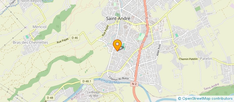 localisation de l'entreprise LA CITRONNELLE à SAINT-ANDRE