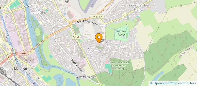 localisation de l'entreprise LA CITRONNERAIE  FLEVILLE-DEVANT-NANCY