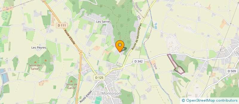 localisation de l'entreprise LA CITY  MONTOISON