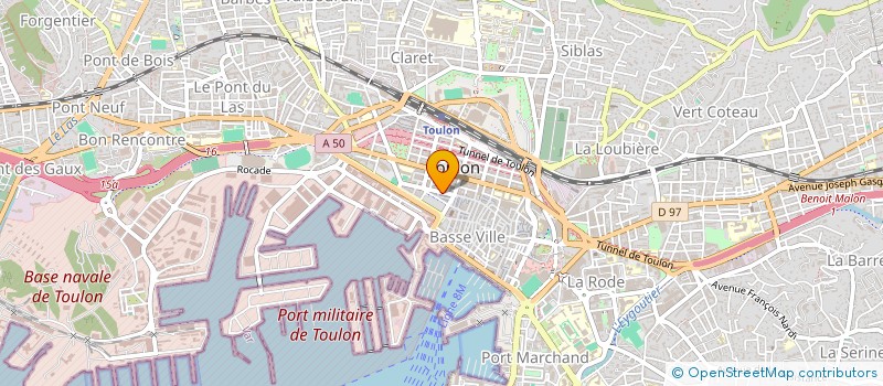 localisation de l'entreprise LA CITY à TOULON