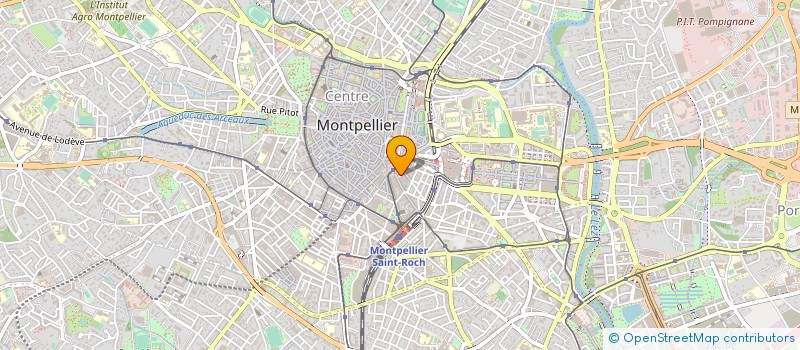 localisation de l'entreprise LA CIVADIERE S C I à MONTPELLIER