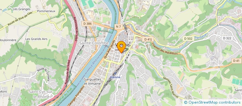 localisation de l'entreprise LA CIVETTE à VIENNE