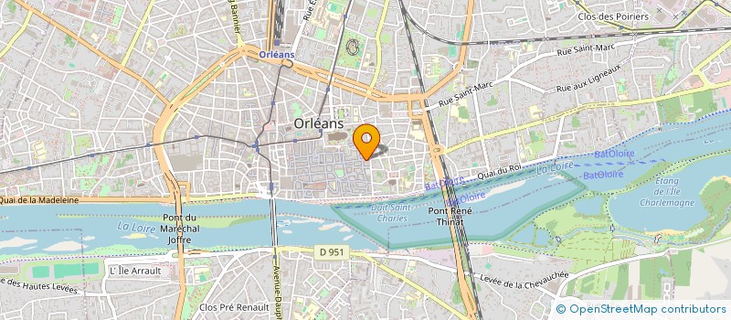 localisation de l'entreprise LA CIVETTE à ORLEANS
