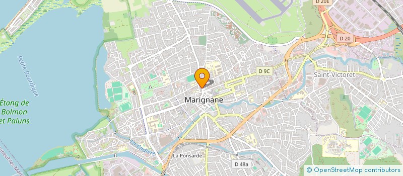 localisation de l'entreprise LA CIVETTE  MARIGNANE