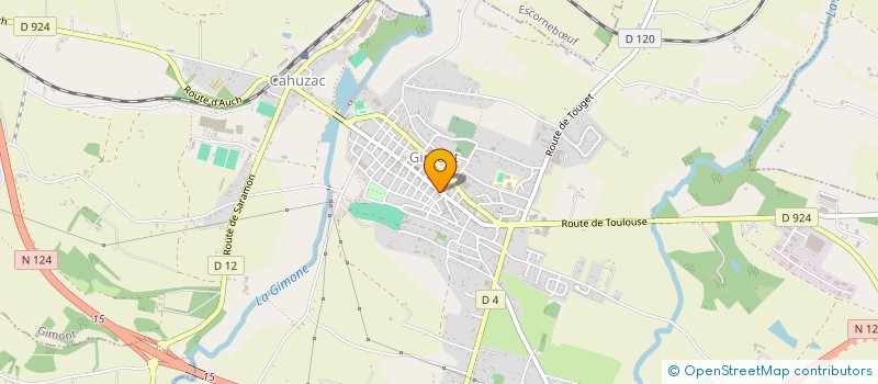 localisation de l'entreprise LA CIVETTE DE GIMONT  GIMONT