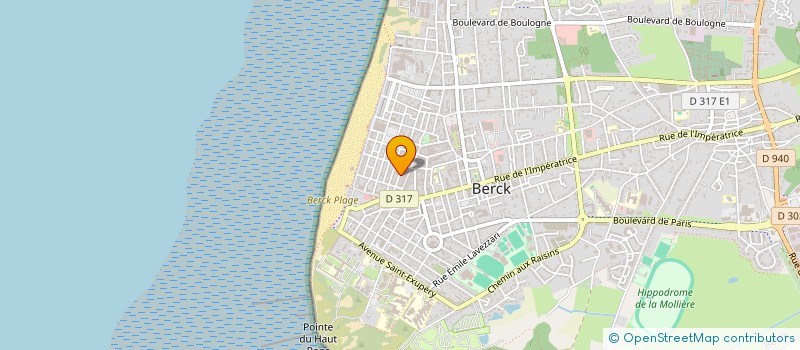 localisation de l'entreprise LA CIVETTE DES 2 BAIES à BERCK