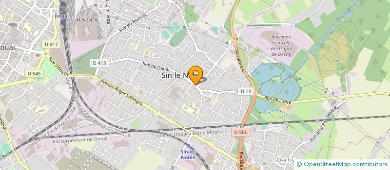 localisation de l'entreprise LA CIVETTE DU CENTRE à SIN-LE-NOBLE
