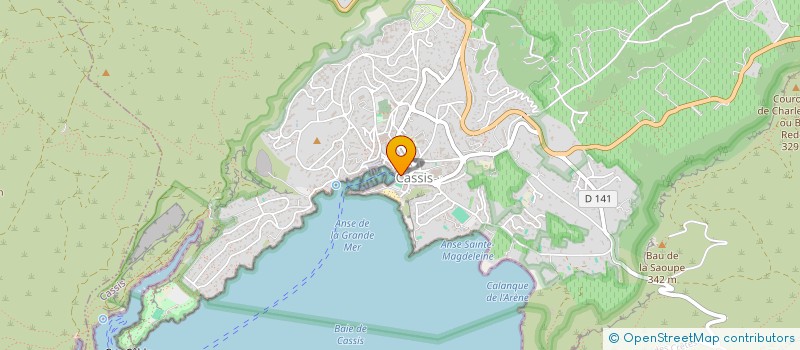 localisation de l'entreprise LA CIVETTE DU PORT à CASSIS