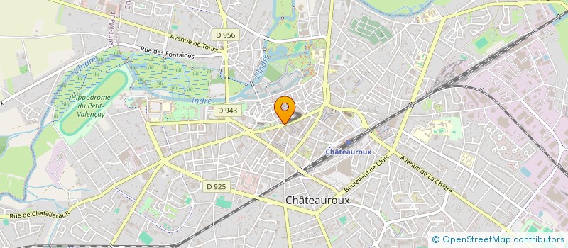 localisation de l'entreprise LA CIVETTOLE à CHATEAUROUX
