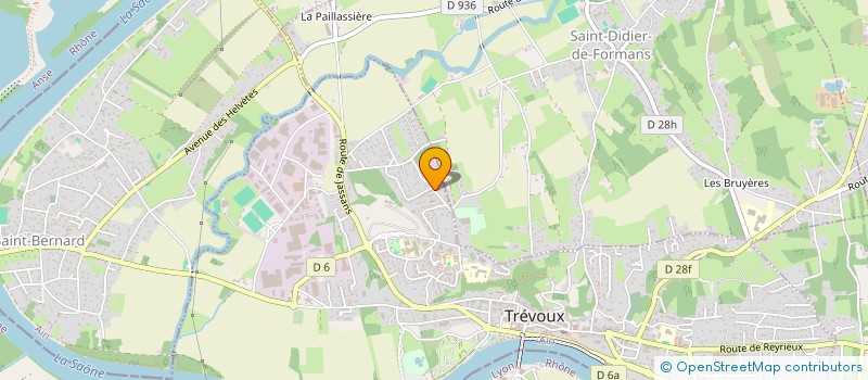 localisation de l'entreprise LA CIVIGNE à TREVOUX
