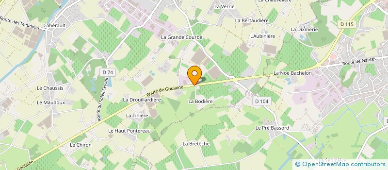 localisation de l'entreprise LA CLAIRE  SAINT-JULIEN-DE-CONCELLES