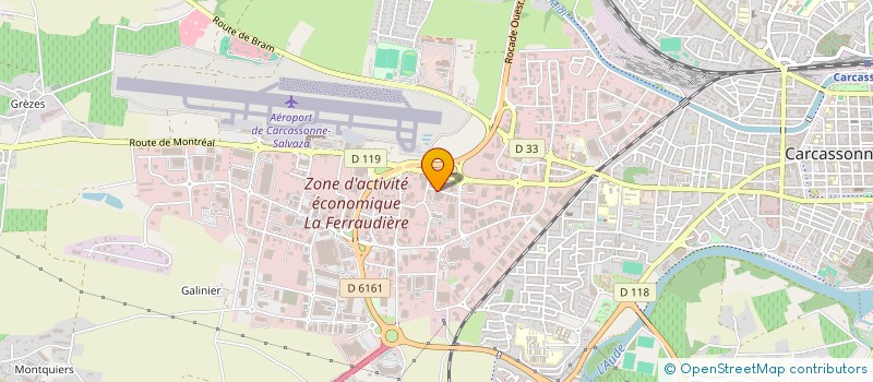 localisation de l'entreprise LA CLAIRE CITE à CARCASSONNE