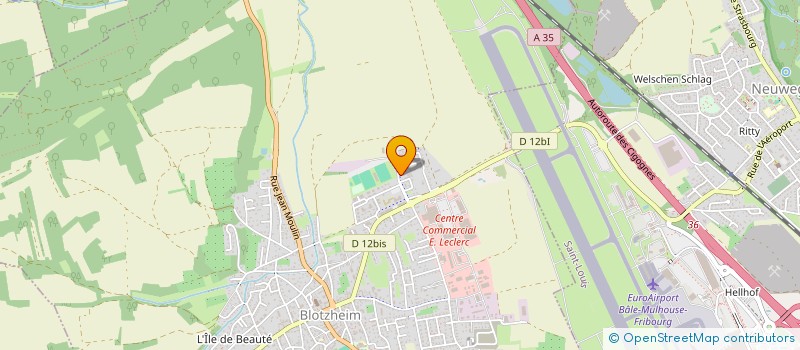 localisation de l'entreprise LA CLAIRE FONTAINE  BLOTZHEIM