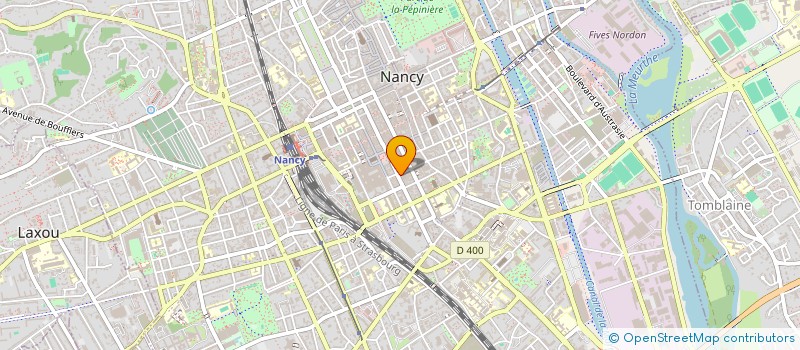 localisation de l'entreprise LA CLAIRIERE à NANCY