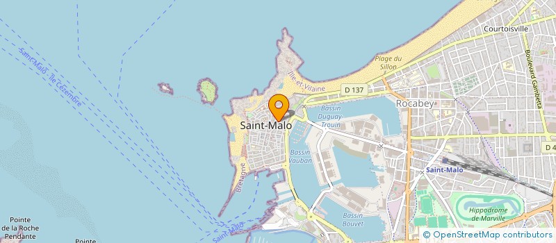 localisation de l'entreprise LA CLAIRIERE à SAINT-MALO