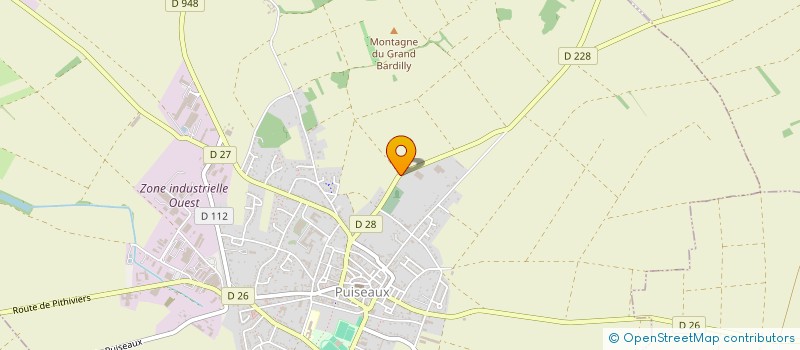localisation de l'entreprise LA CLAIRIERE à PUISEAUX